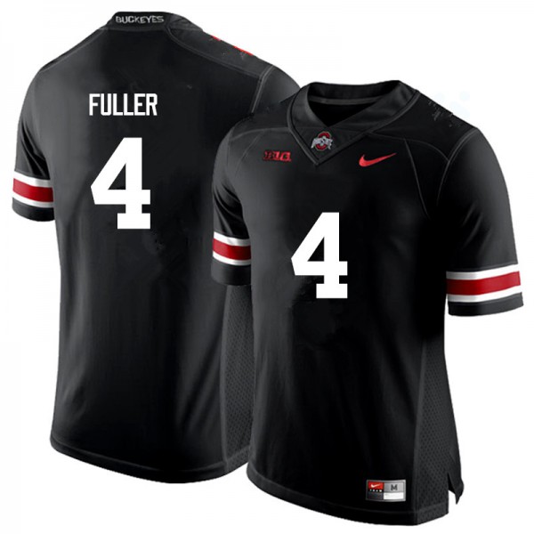 Ohio State Buckeyes #4 Jordan Fuller Men Stitched Jersey Black OSU36255